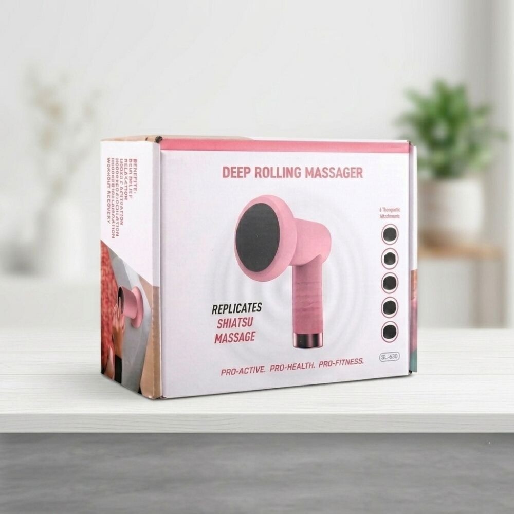 Deep Rolling Hand Massager Black - 2