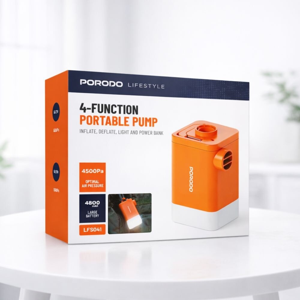 Porodo 4-Function Portable Pump - 2
