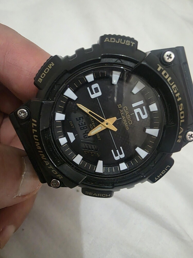 ساعه كاسيو اصليه شمسيه - 1