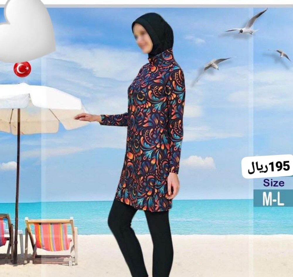 بوركيني مايوهات سباحه لباس سباحه - 7
