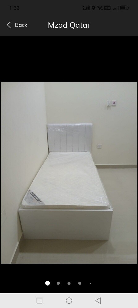 سرير ومرتبة مفردة - 1
