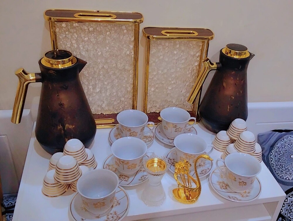 طقم شاي وقهوة روعة - 1