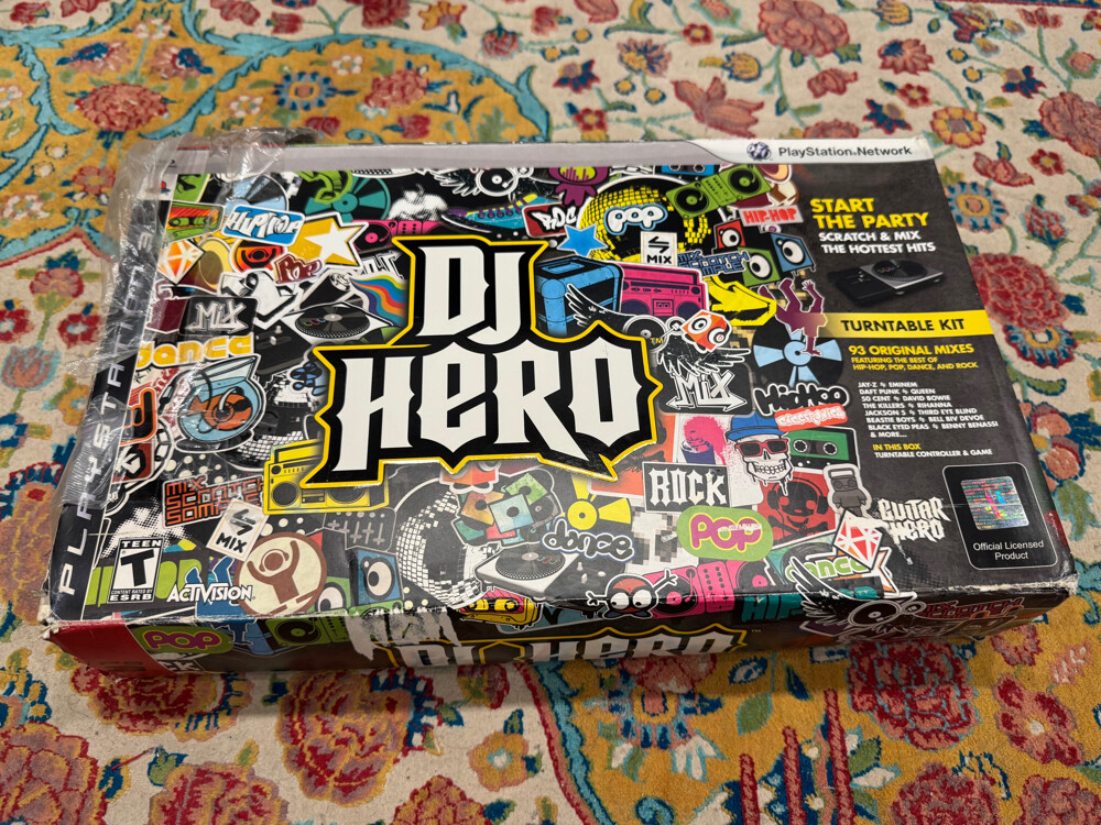 dj hero 1 turntable edition new ps3 - 1