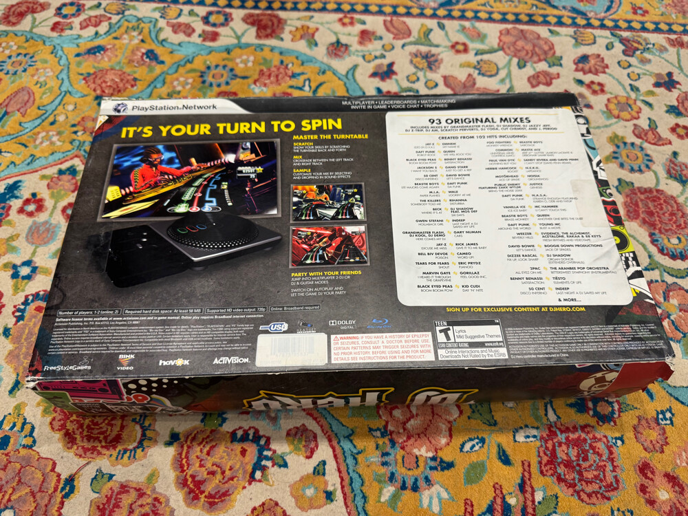 dj hero 1 turntable edition new ps3 - 4