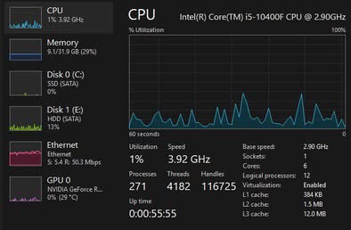 CPU intel i5 10th gen - 2