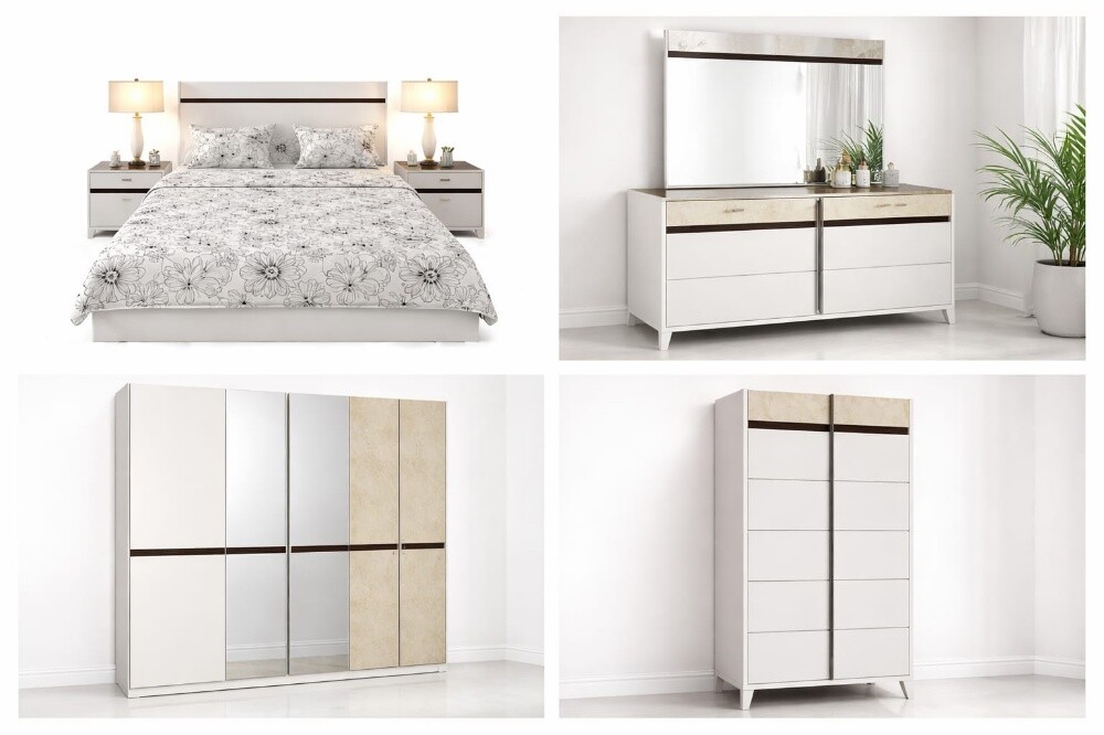 Home Centre Bed set - 1