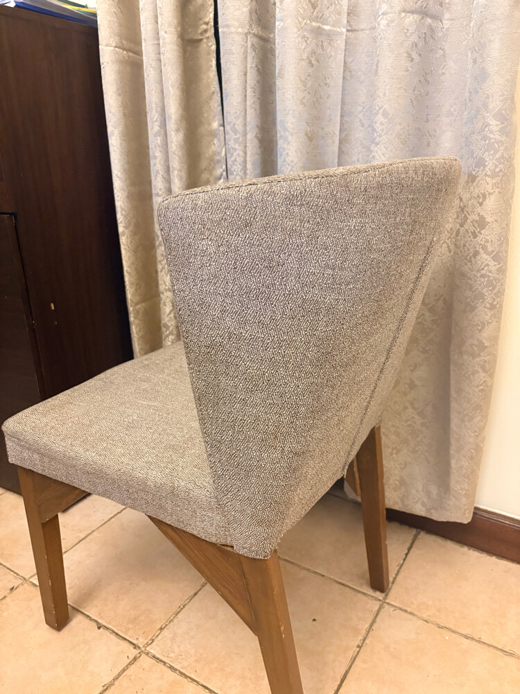 6 Dining table chairs - 4