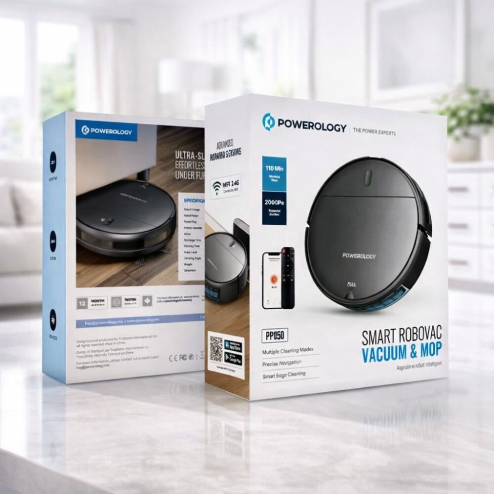 Powerology Robovac Vacuum & Mop - 3