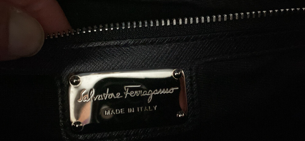 Original Ferragamo leather bag - 9