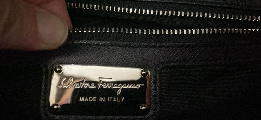 Original Ferragamo leather bag - 11
