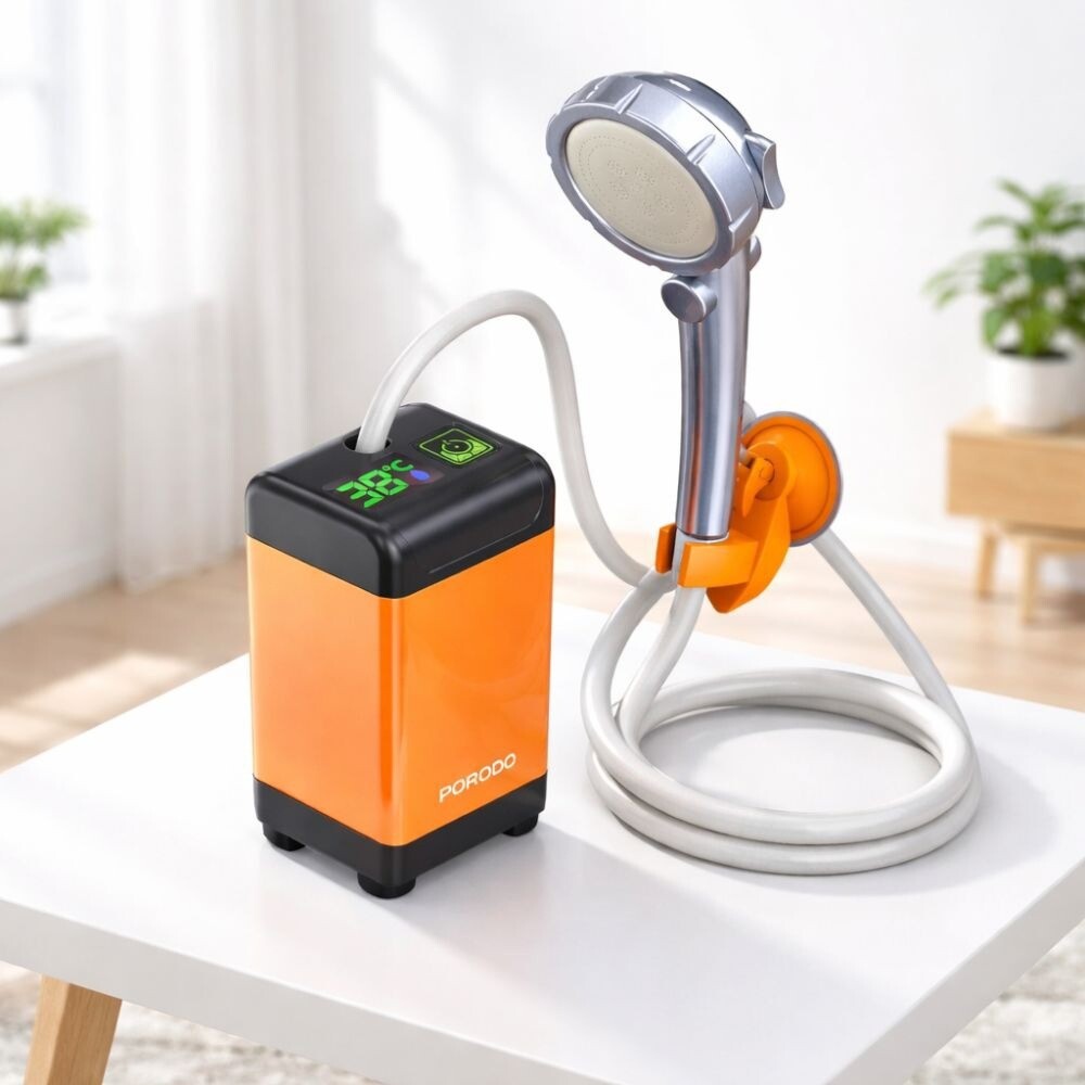 Portable Shower with Thermometer - 1