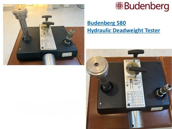 Budenberg 580 Hydraulic Deadweight - 1