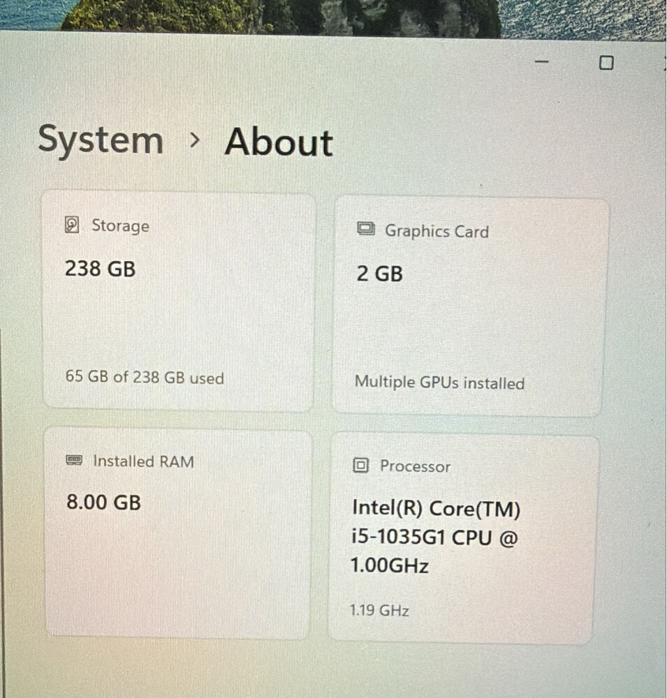 Lenovo Laptop - 8
