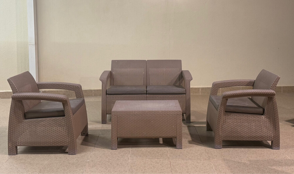 outdoor couches with table - 1