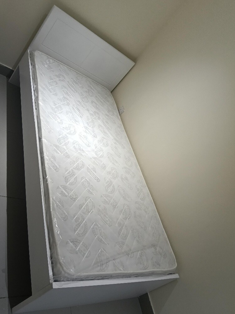 Wooden new single bed frame - 1