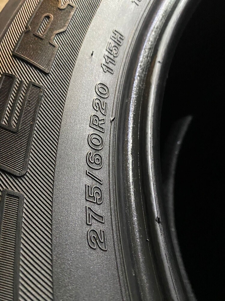 275/60/20" Bridgeston brand - 3