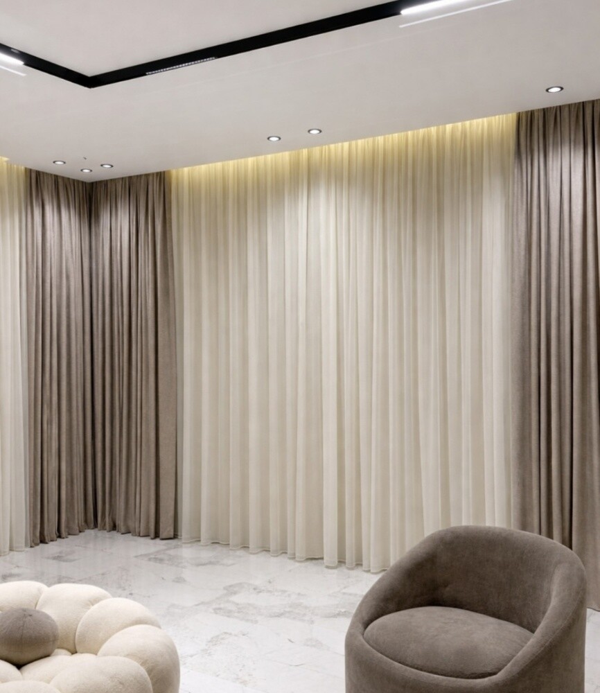wave & American curtain - 5