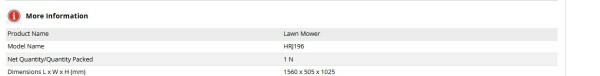 HONDA LAWN MOWER HRJ196PWDH GRASS - 4