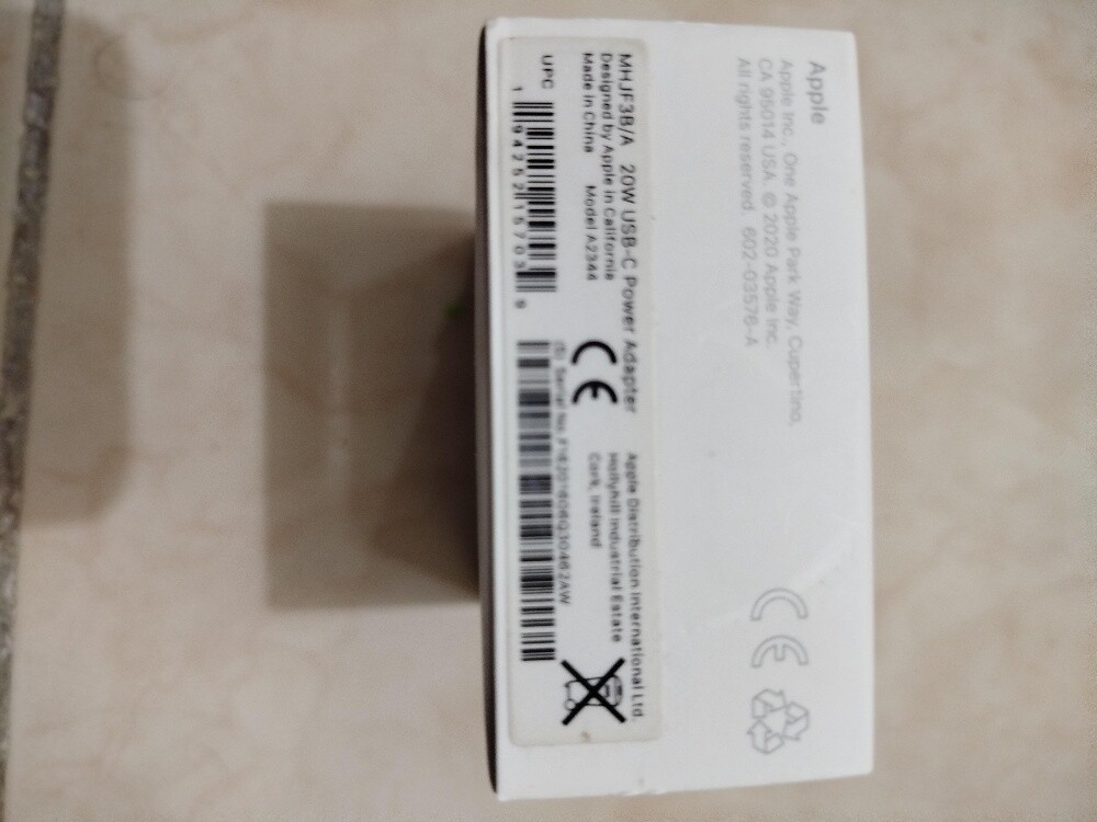 Original iPhone charger head - 3