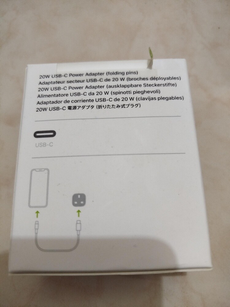 Original iPhone charger head - 2