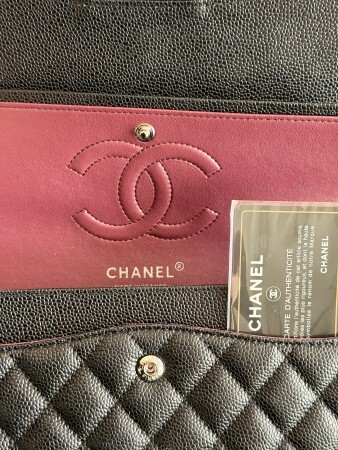 CHANEL CLASSIC DOUBLE FLAP SILVER - 10