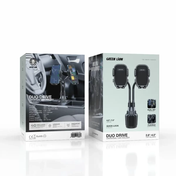 Green Lion Dual Drive Car PhoneHold - 4