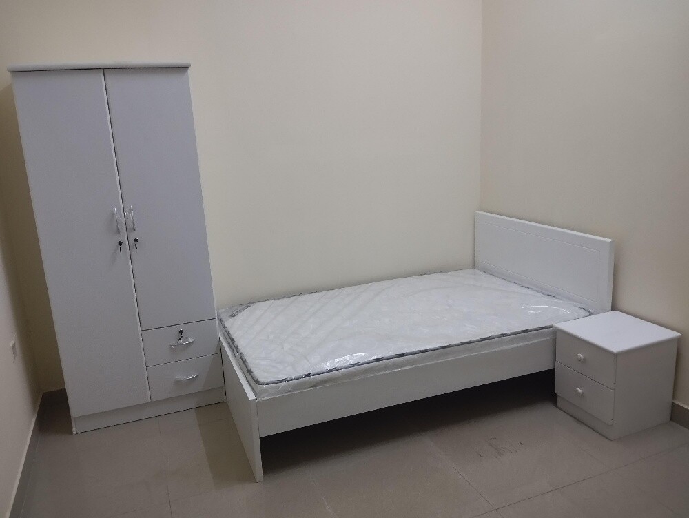 New bed, mattress and cabinet - 4