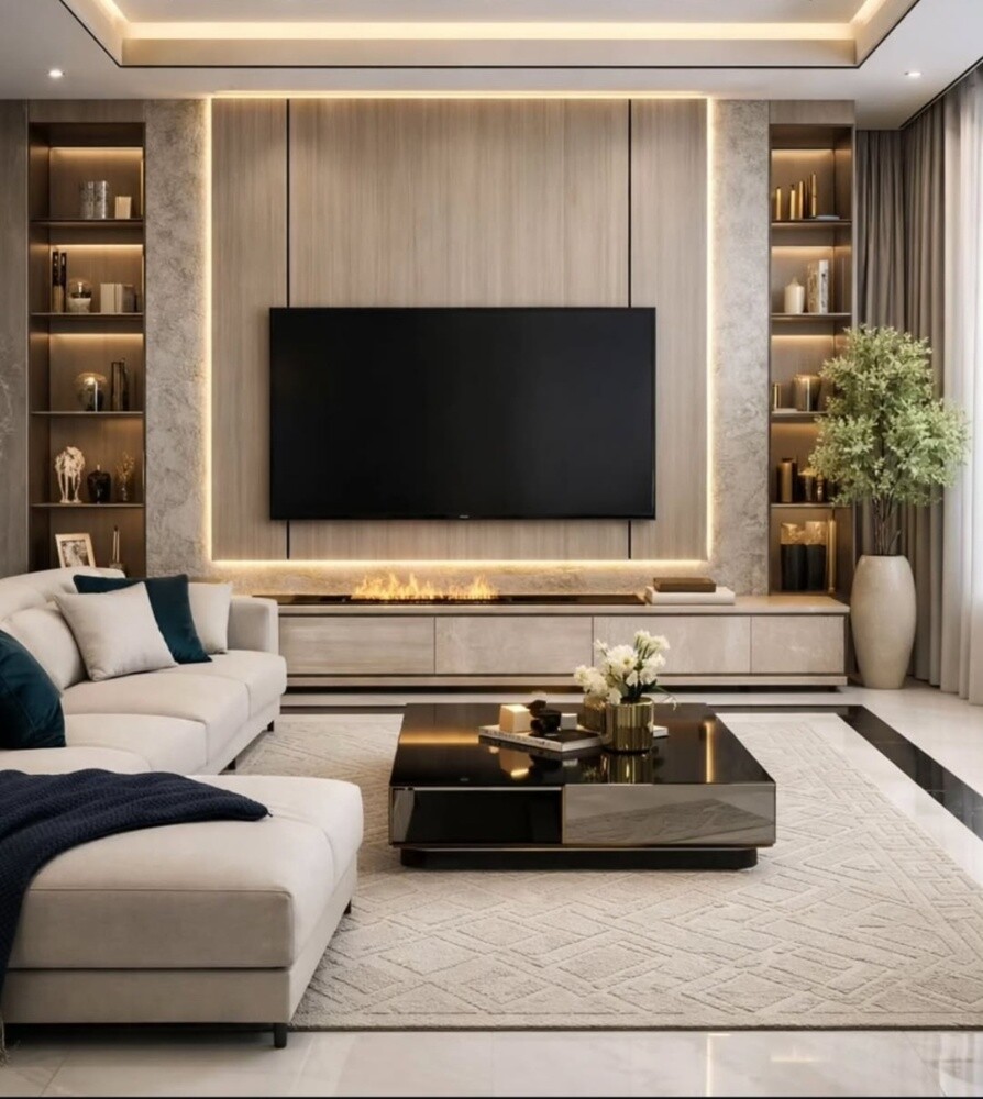 ديكورات التلفزيون ووحدات التخزين - 3