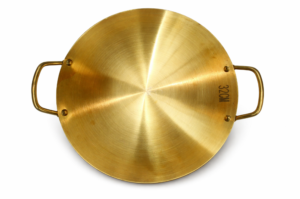 Premium 32CM Golden Frying Pan - 3