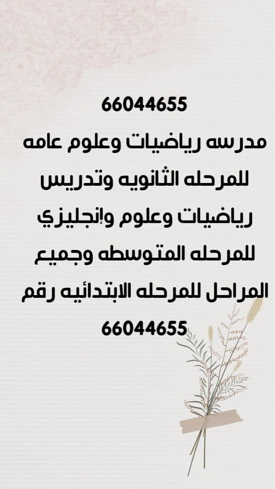 مدرسه رياضيات ومواد علميه - 1