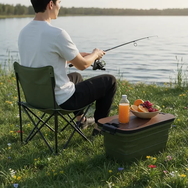GreenLion Folding Basket with Table - 3