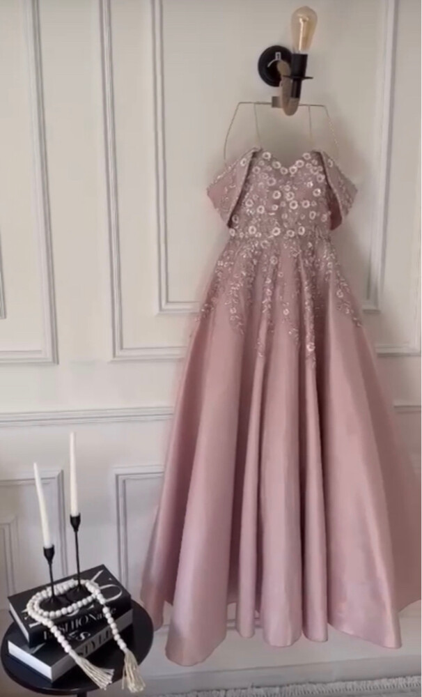 baby pink dress - 1
