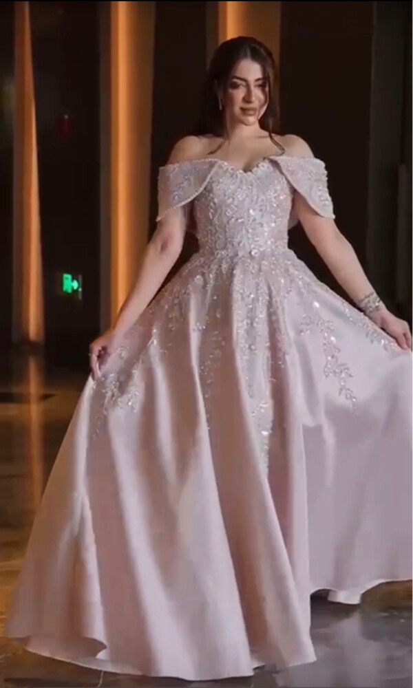 baby pink dress - 5