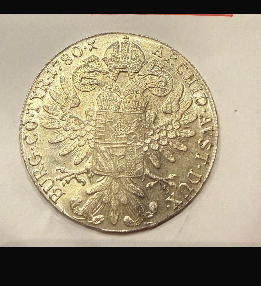 silver coin Maria theresa thaler - 2
