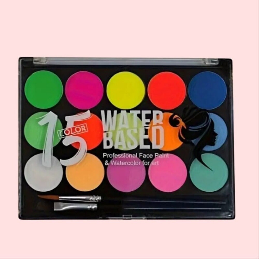 Face paint 15 color water base - 1
