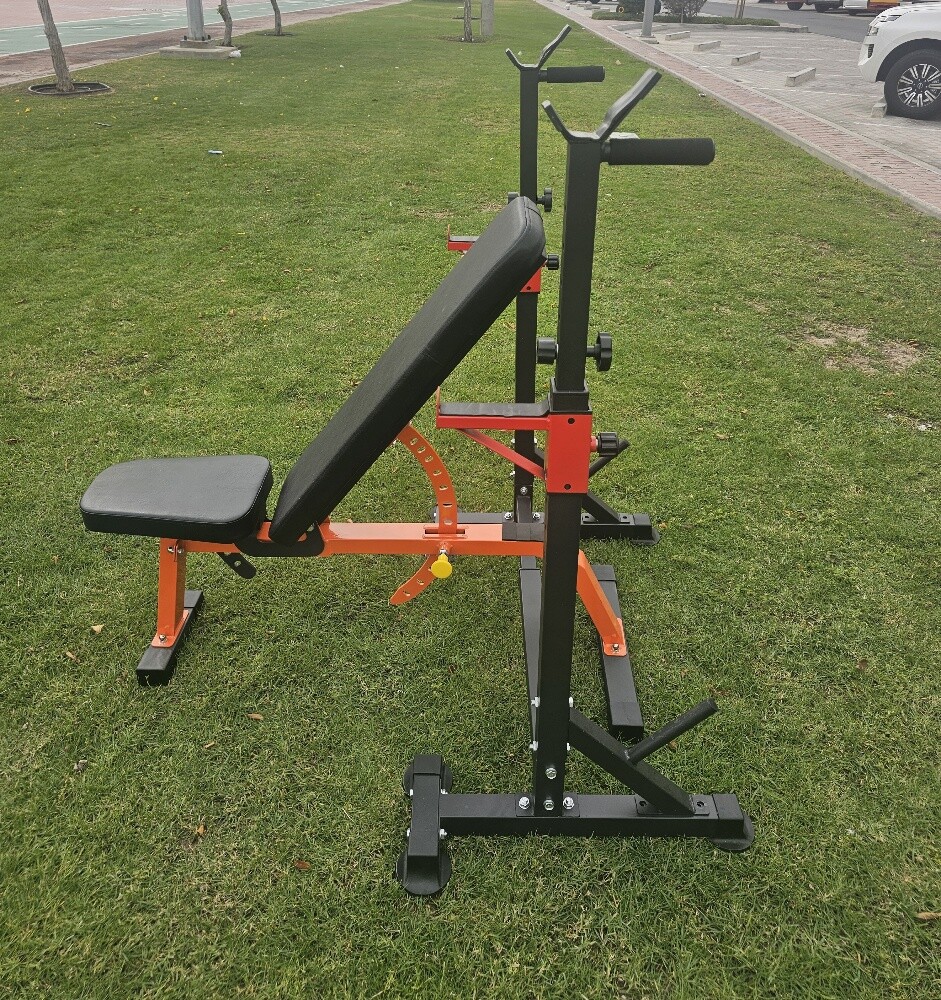 Adjustable bench with rack - 3