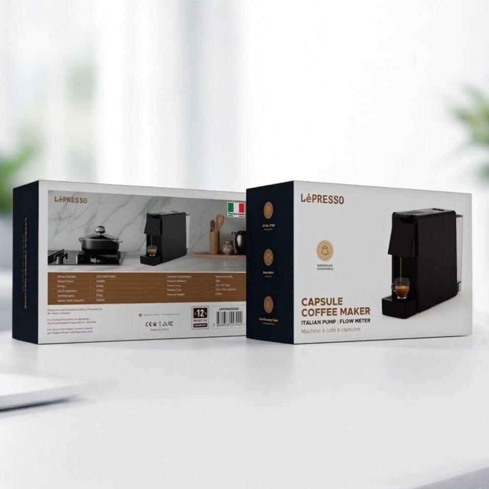 Lepresso Coffee Maker - Black - 3