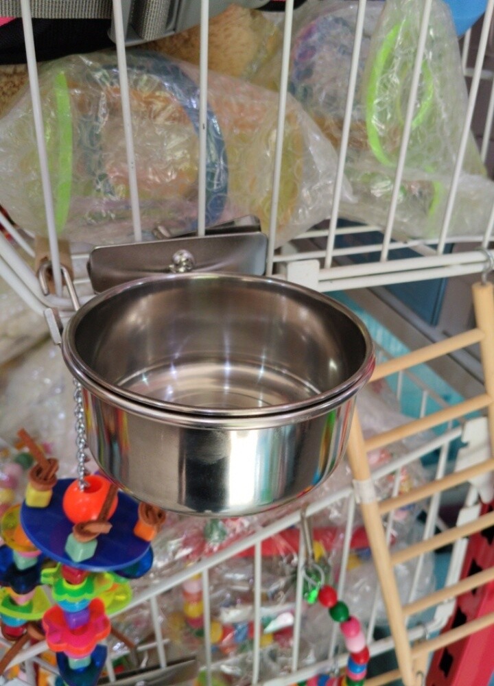 Bird Bowl steel 25qr 10 cm - 2