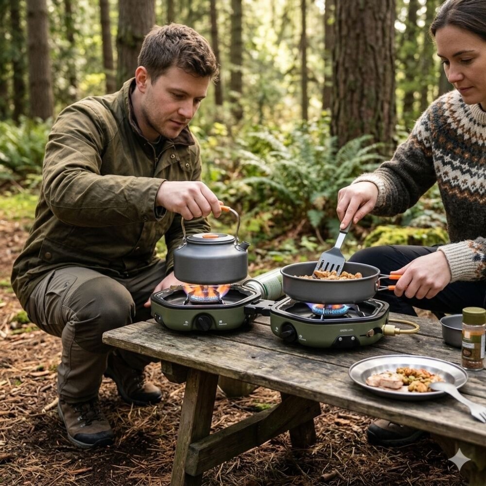 GN Twin Flame Camping Stove - 3