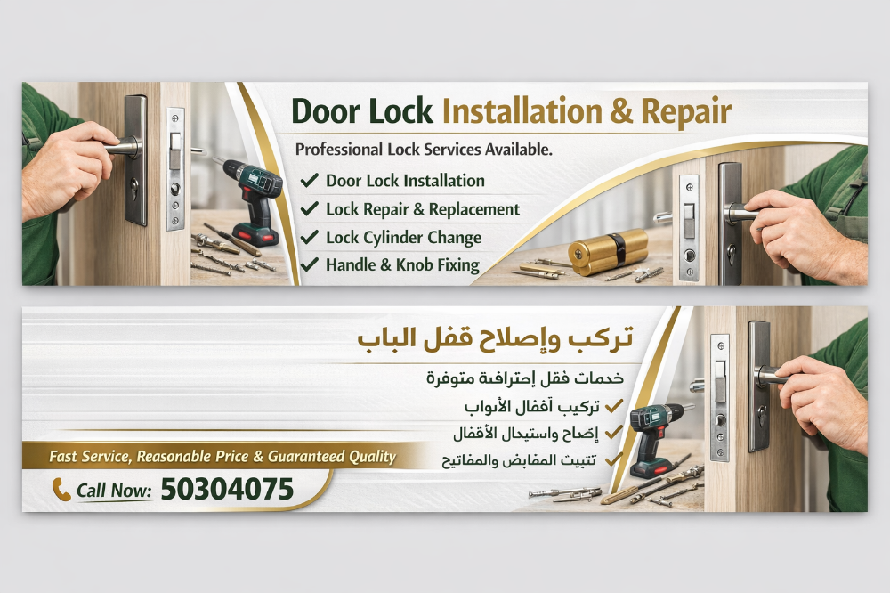 خدمات تركيب وإصلاح أقفال الأبواب - 3