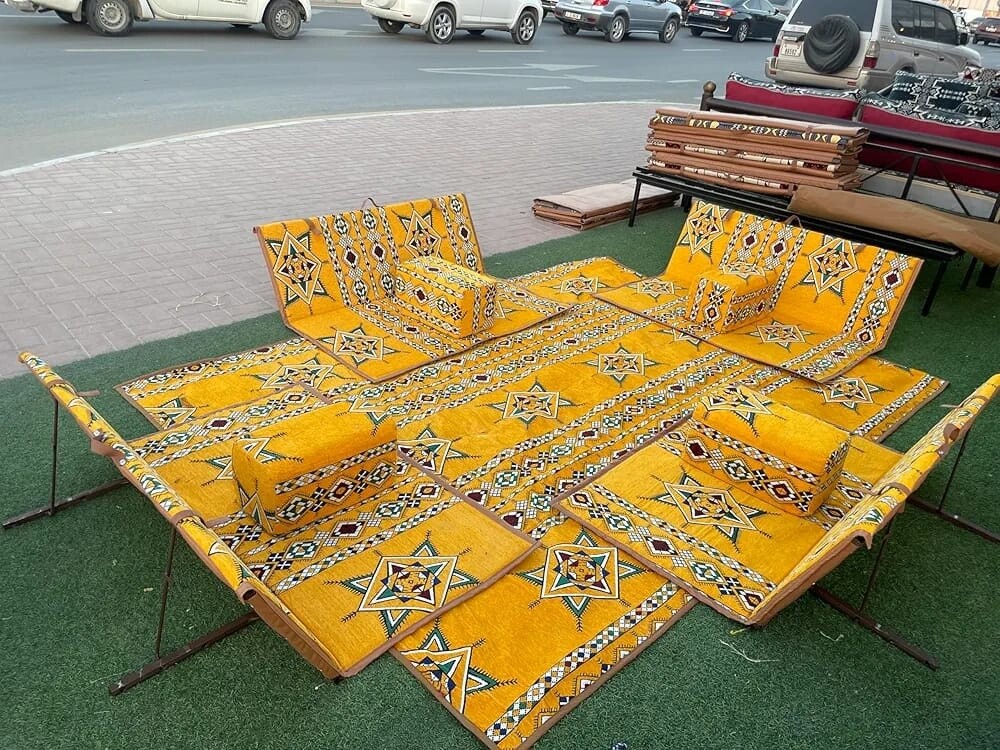 طقم جلسة تكاية حديد 8 افراد - 1