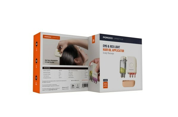 Porodo EMS&RedLight Hair Applicator - 7