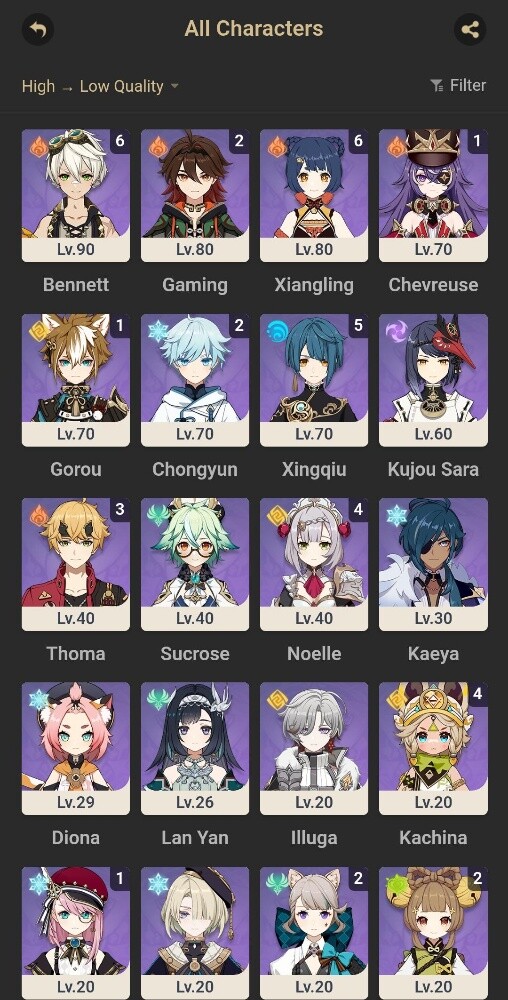 Genshin Impact Account for Sale - 4
