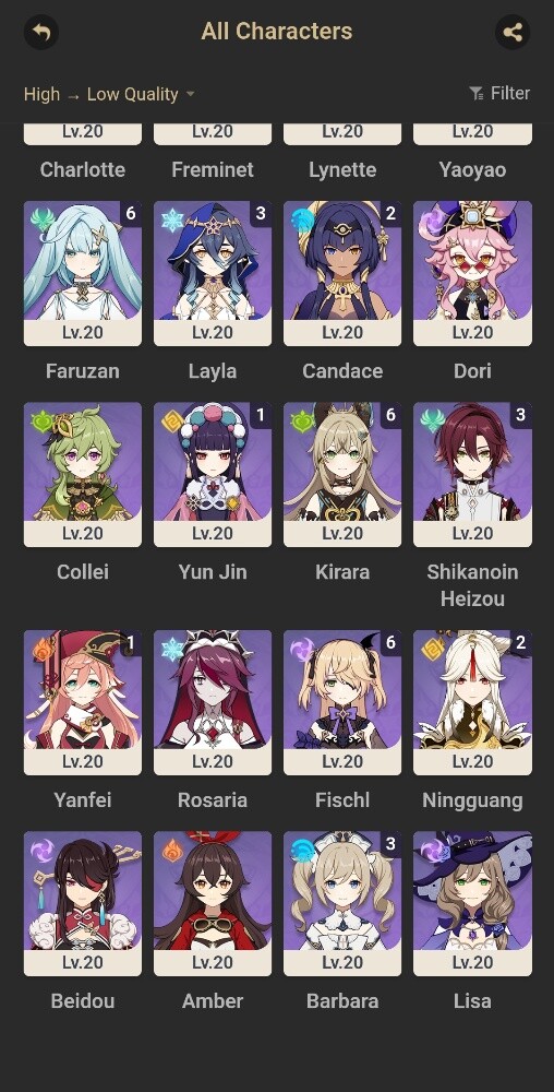 Genshin Impact Account for Sale - 5