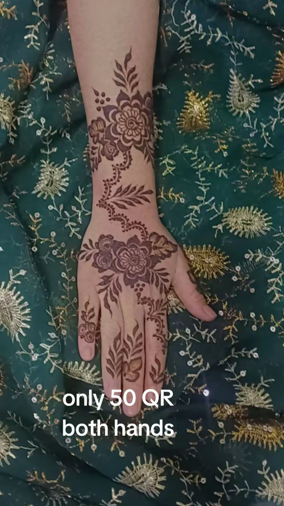 Professional henna artist available - 8