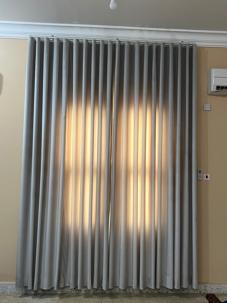 wave curtain and chair - 1