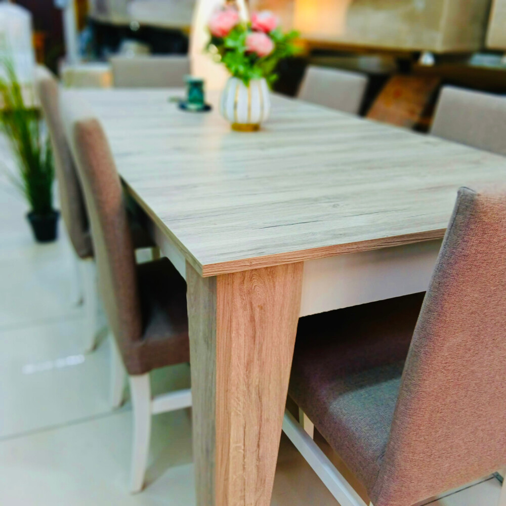 6-chair dining table. - 3