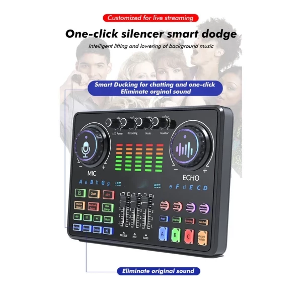 Sound Mixing Console/Audio Interfac - 8