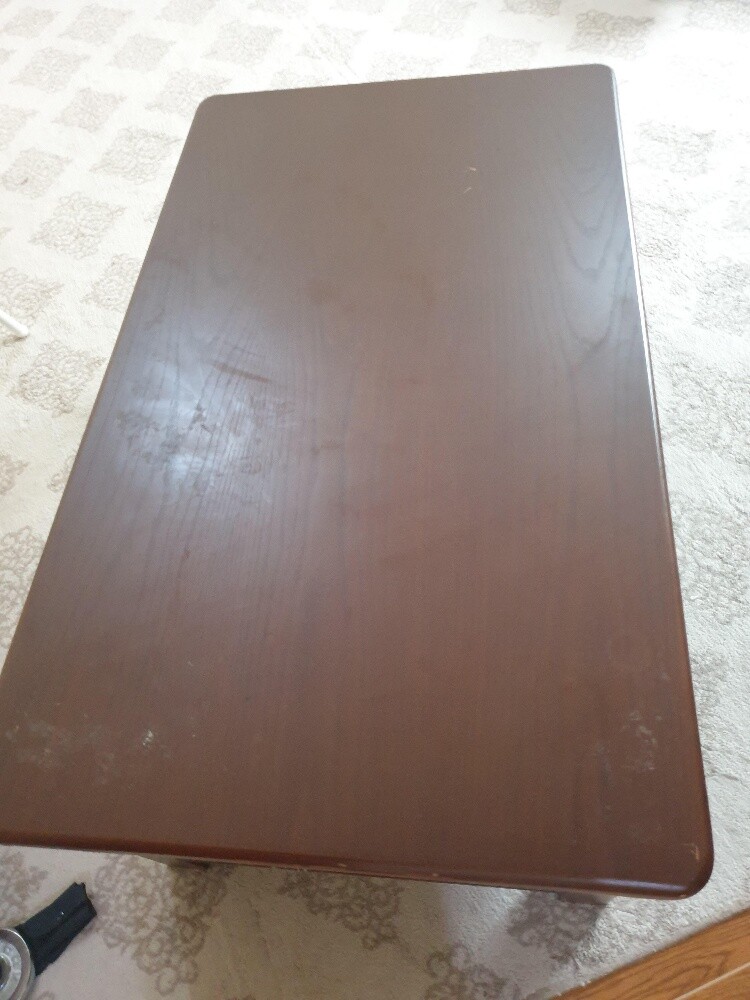 Rectangular Coffee Table with Shelf - 4