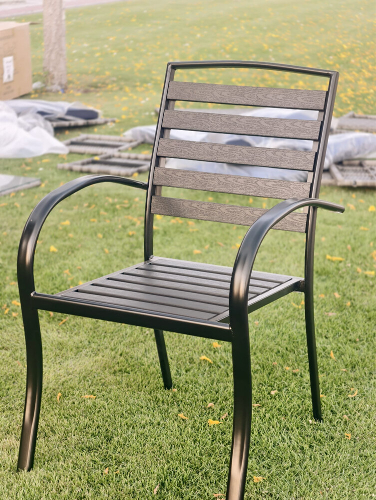 Outdoor wooden chair - 4